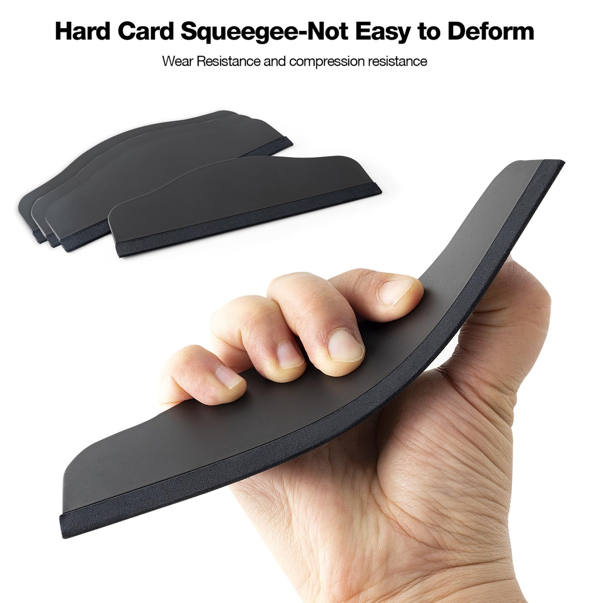 Gomake 5pcs Vinyl Squeegee Wallpaper Smoothing Tool Screen Pretector Squeegee for Removing Air Bubbles, or Removing Glass Decals Gomake