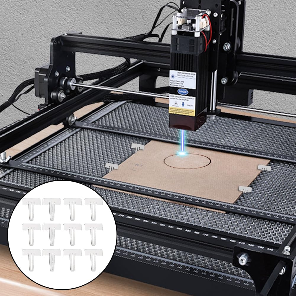 BENECREAT 20 PCS Stainless Steel Honeycomb Pin, Honeycomb Pin Retaining Pin for Laser Cutting Machine and Engraving Machine Honeycomb Plate Retaining BENECREAT