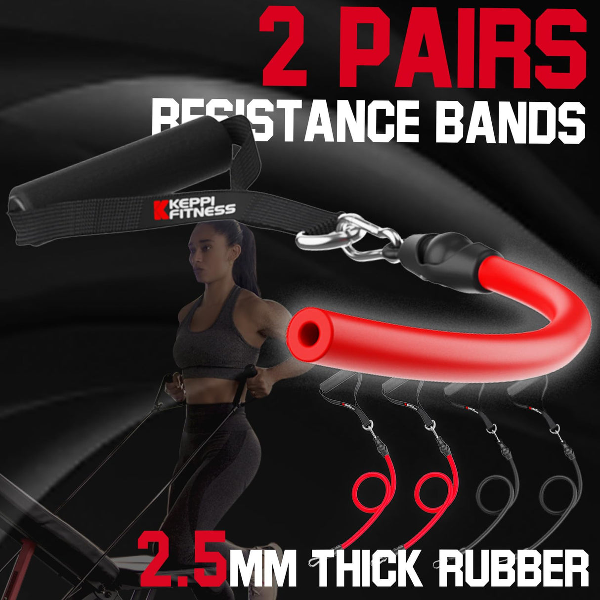 Keppi Adjustable Weight Bench, Foldable Workout Bench Press for Full Body Strength Training, Incline Decline Bench with Fast Folding - 2023 Version Keppi