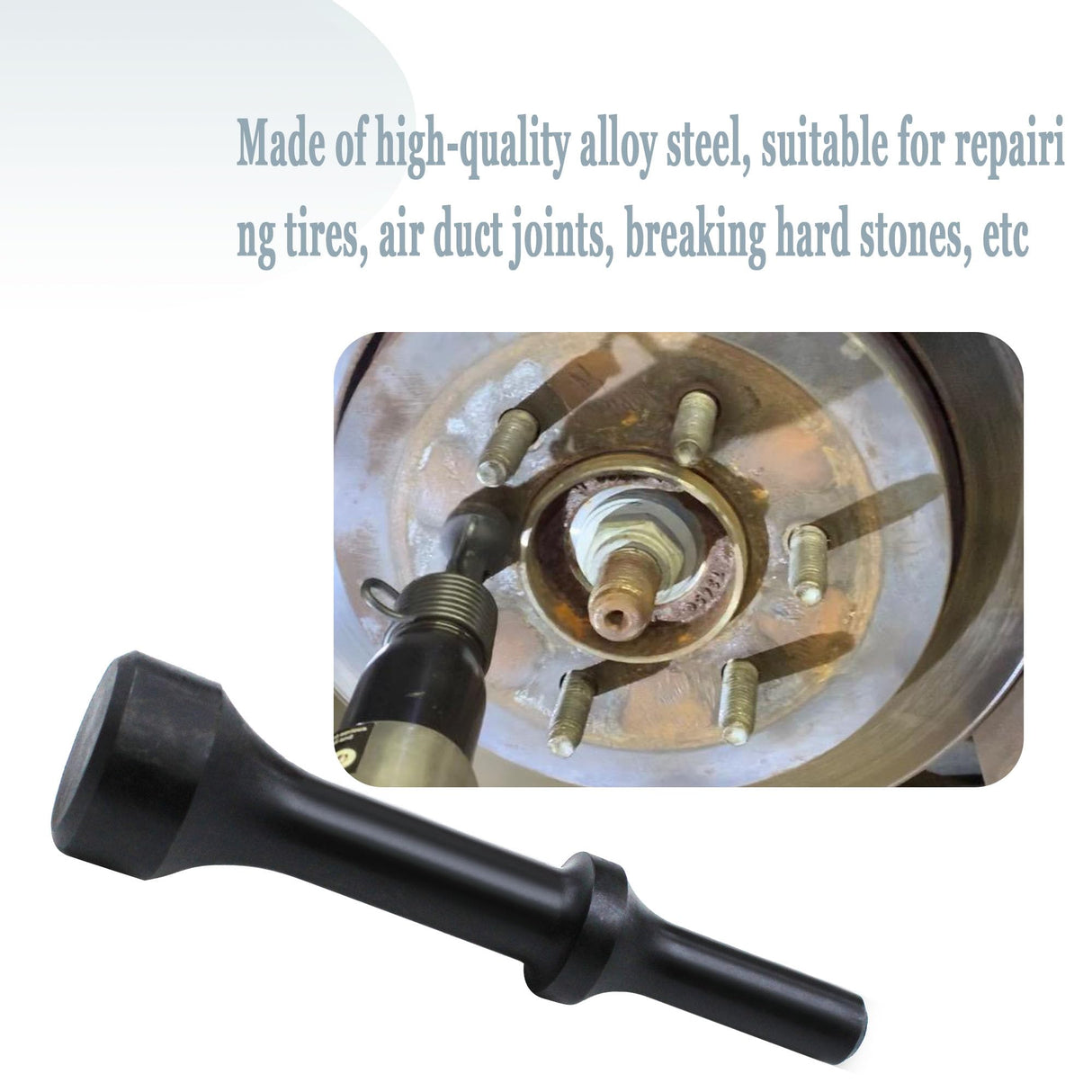 31982 Pneumatic 4-inch Hammer, Bit For Pneumatic Hammer Fits Impact Tool Air Hammer Attachments 2 Pcs Gteana