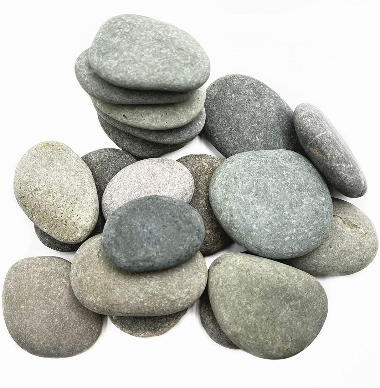 20PCS Large Natural Painting Rocks, 2 to 3 Inches Rocks for Painting WoodArtSupply