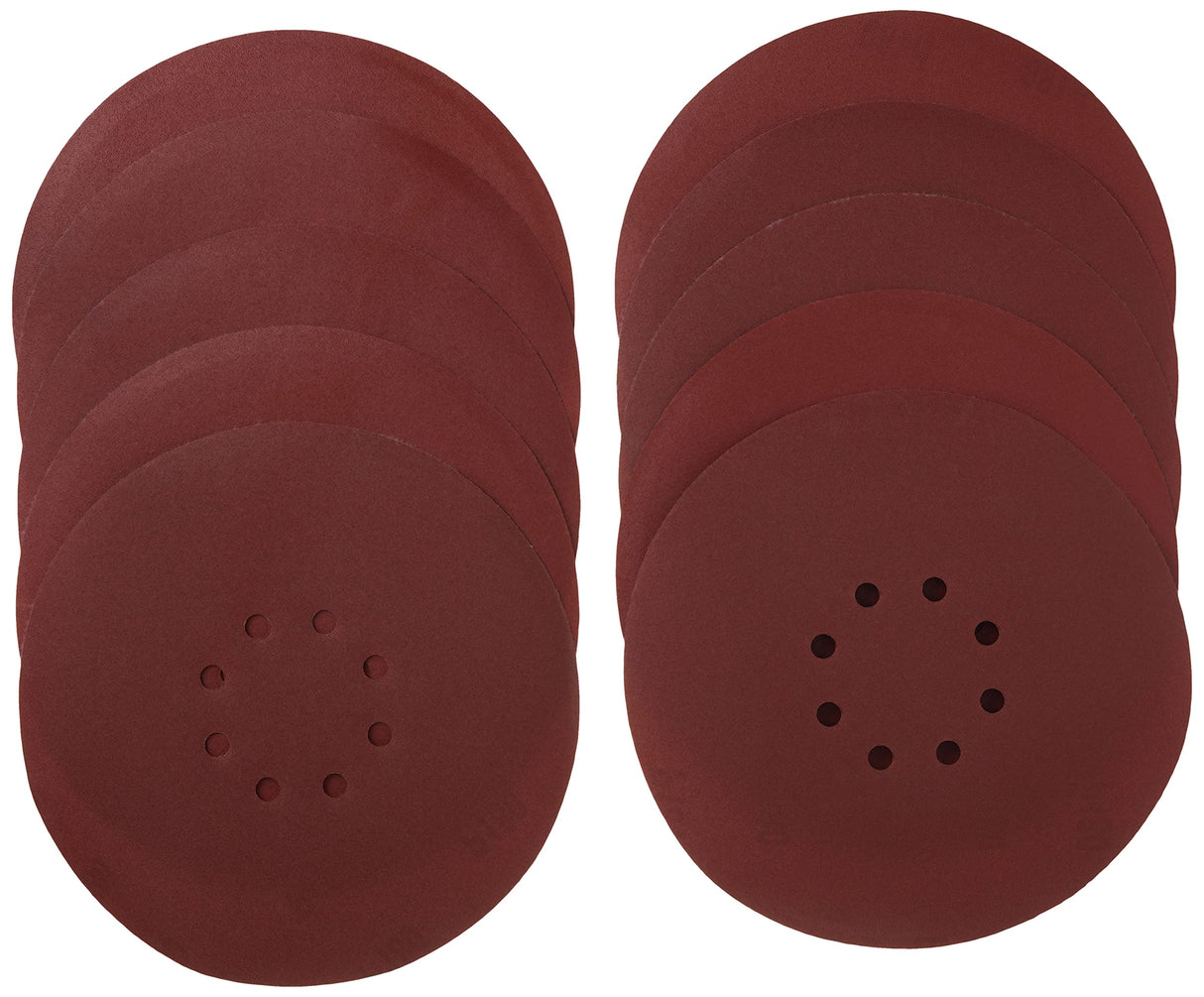 WEN 6369SP180 180-Grit Hook and Loop 9-Inch Drywall Sander Sandpaper, 10-Pack WEN