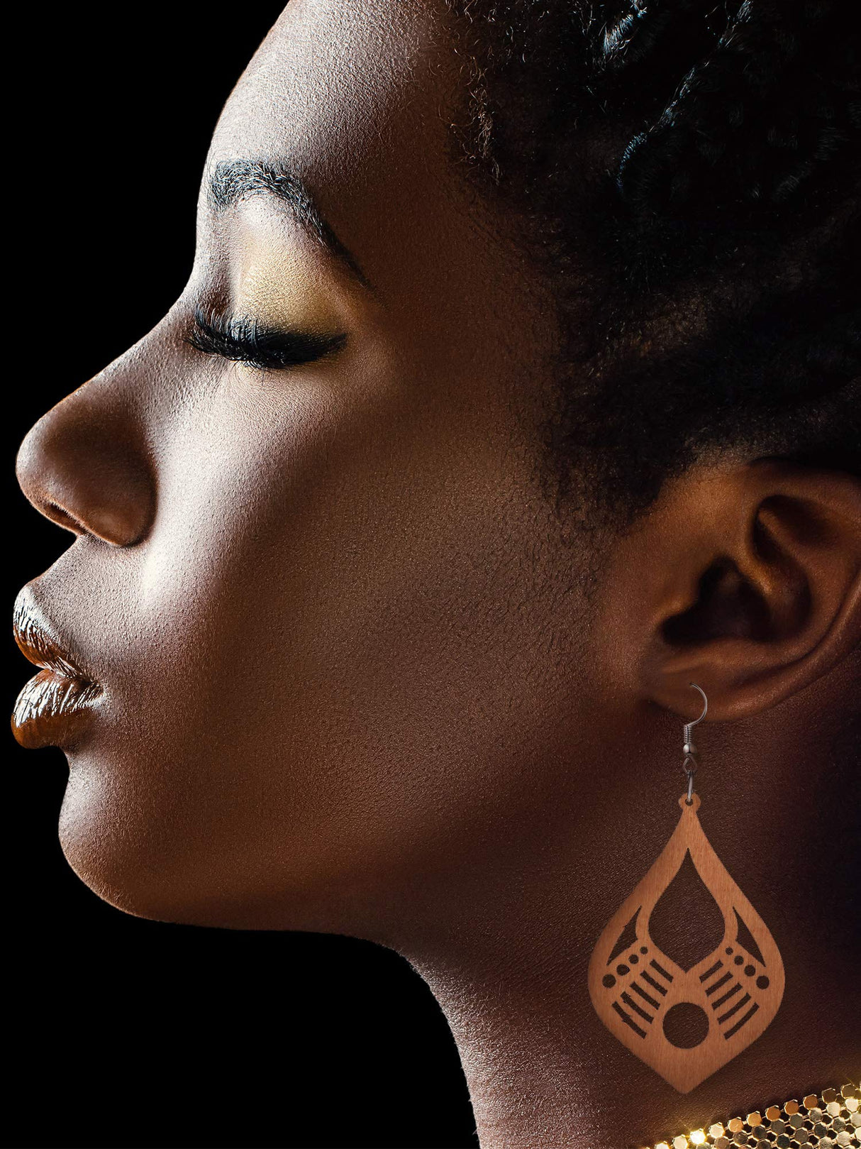 12 Pairs African Wooden Drop Earrings Bohemian Pendant Dangle Earrings Lightweight Ethnic Style Wood Earrings for Women (Chic Styles) Hicarer