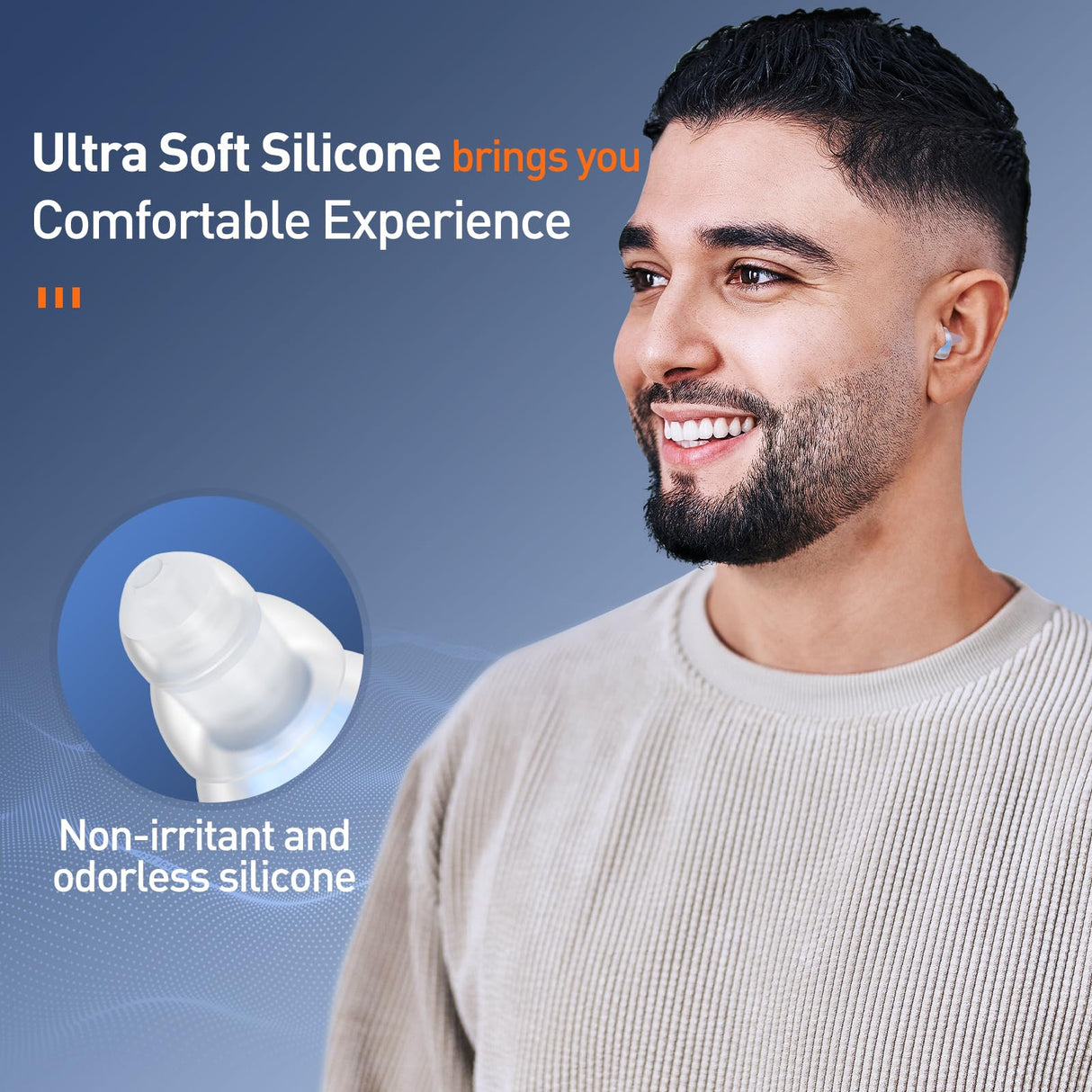 Reure High Fidelity Concert Ear Plugs, Noise Cancelling Silicone Ear Plugs 2 Pairs Great for Concerts Loud Music, Musicians, Motorcycles, Airplanes, Reure