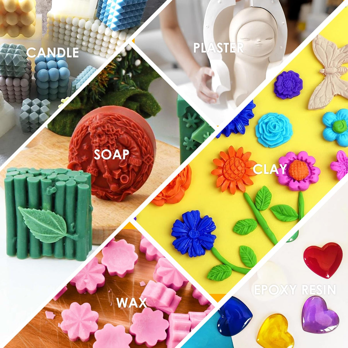 Silicone Molds Making Kit - 46oz Liquid Silicone Rubber for DIY Mold Making - Elastic 1:1 Mixing Ratio Fast Curing Green Molding Silicone for Vividye