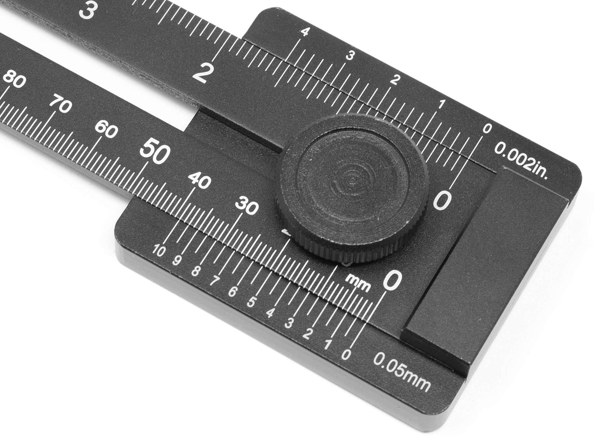 WEN ME251R 10-Inch Aluminum Offset Marking Gauge and Layout Tool with Laser-Etched Scale WEN