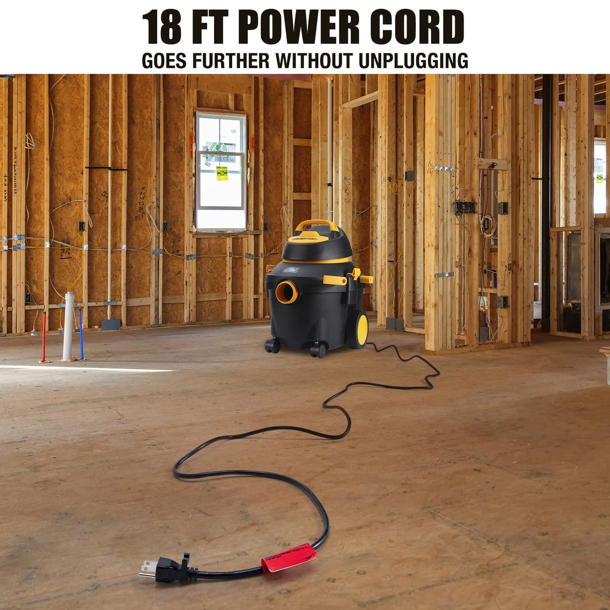 Shop-Vac 4 Gallon 5.5 Peak HP Wet/Dry Utility Vacuum with SVX2 Motor Technology, 3 in 1 Function Portable Shop Vacuum with Cart, Attachments, 5914000 Shop-Vac