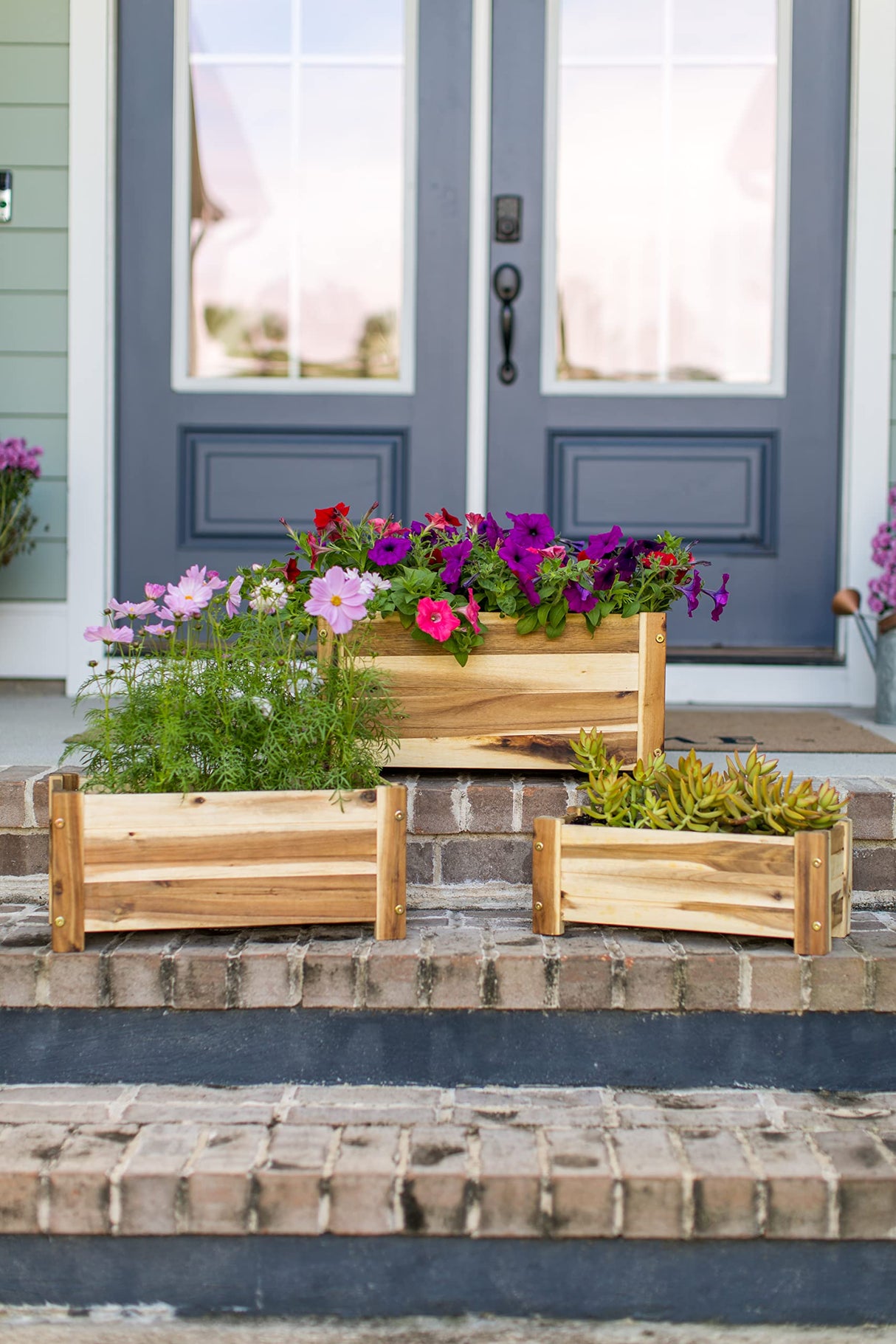 Avera Products | Raised Garden Bed | Rectangle Wood Planter Box | The Perfect Wooden Flower Box | 16" x 7.5" x 6.5" | Great Small Vegetable or Herb Avera Products