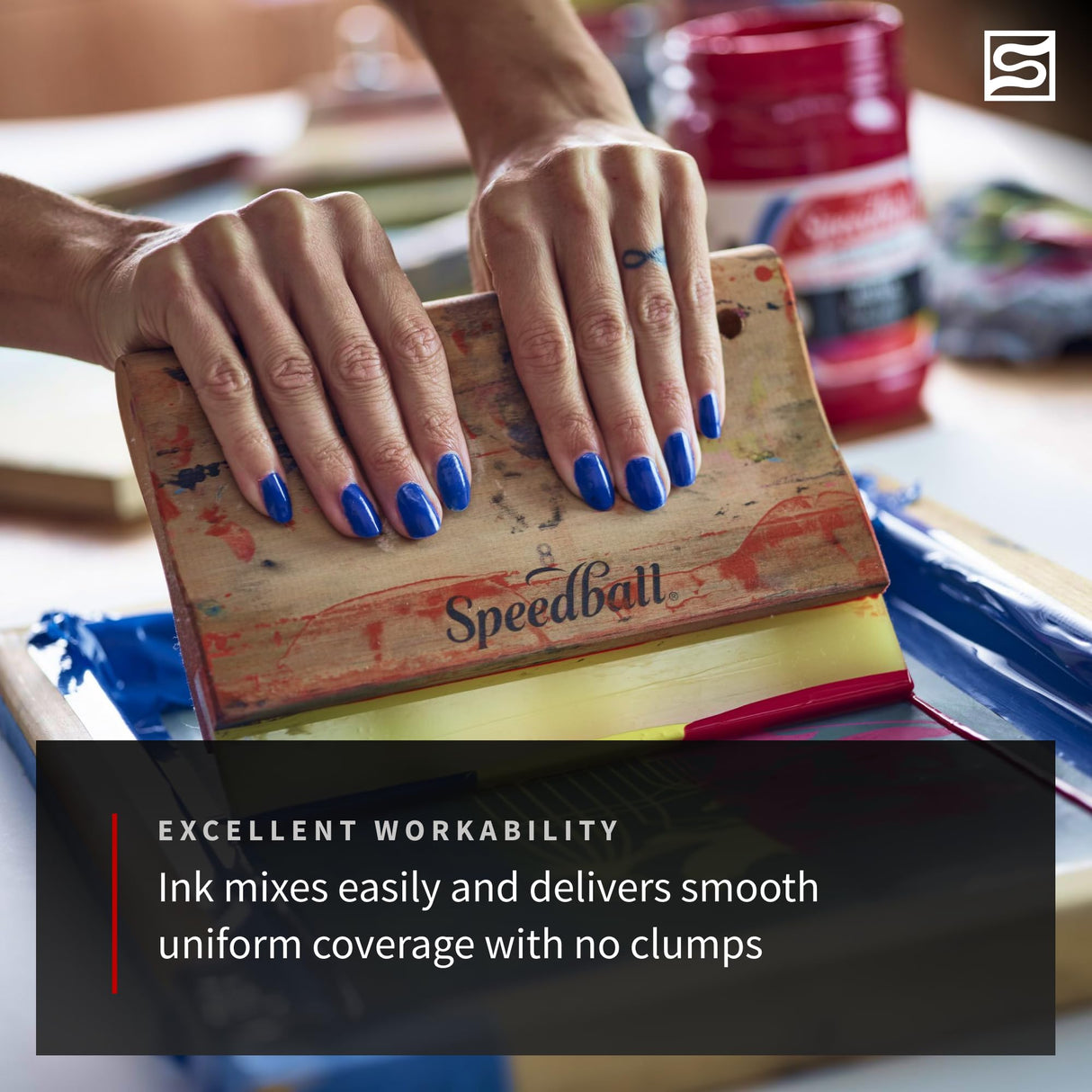 Speedball Fabric Screen Printing Ink, 8-Ounce, White for T-Shirt and Silkscreen Printmaking Speedball