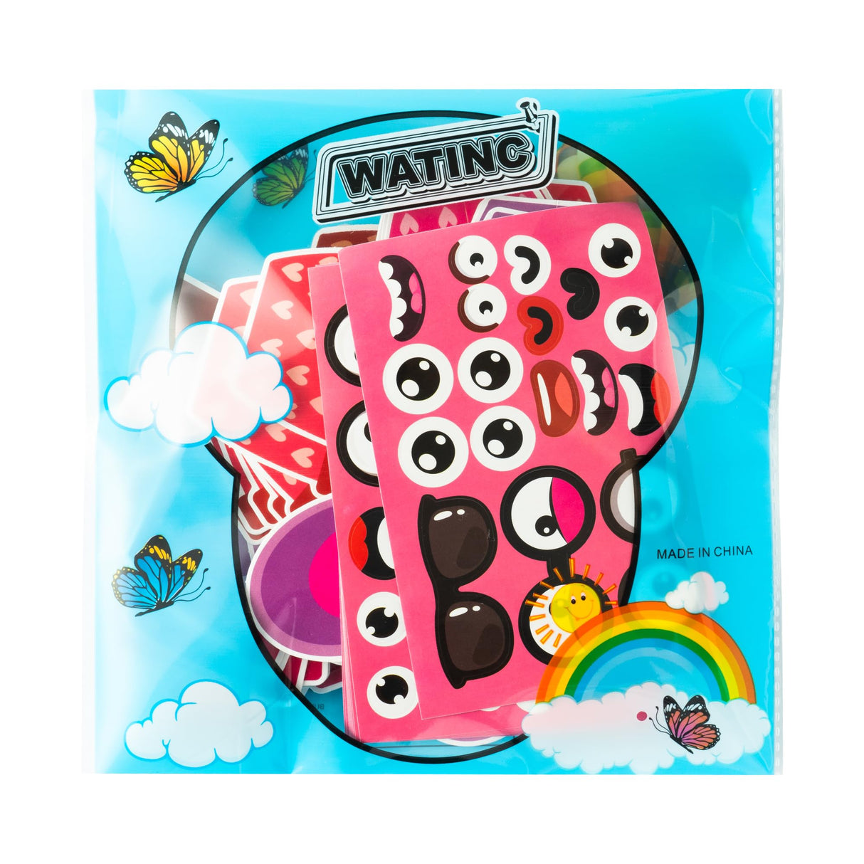 WATINC 32PCS Valentine’s Day Flower Craft Kit, Make Your Valentines Heart Flowers Pot Gift Craft Decorations, DIY Valentine Art Craft Set Home School WATINC