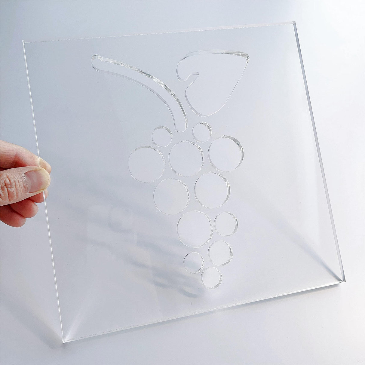 Phocaea Grapes Router Template, Acrylic Template, Woodworking Router Template Phocaea