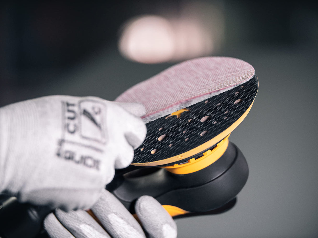 Mirka MID65020CAUS Direct Electric Random Orbital Sander, 6-Inch, Yellow, Black Mirka