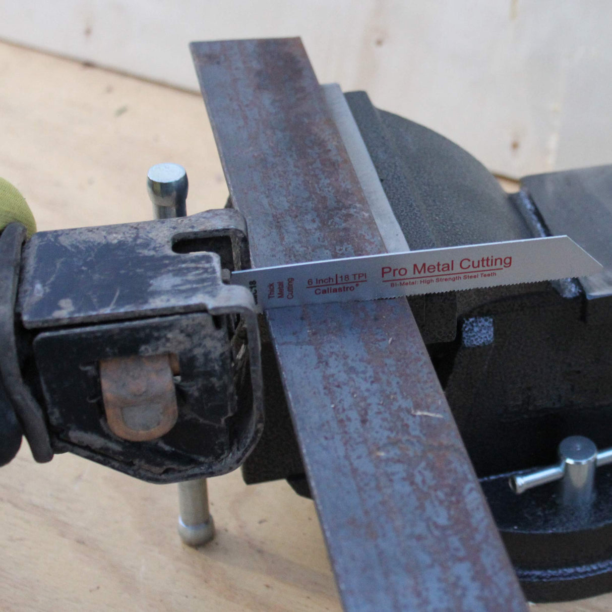 6-Inch Thick Metal Cutting Reciprocating Saw Blades (18 TPI) Made of Long Lasting Bi-Metal (HSS Teeth Bonded to HCS Body) - 8 Pack - Caliastro Caliastro