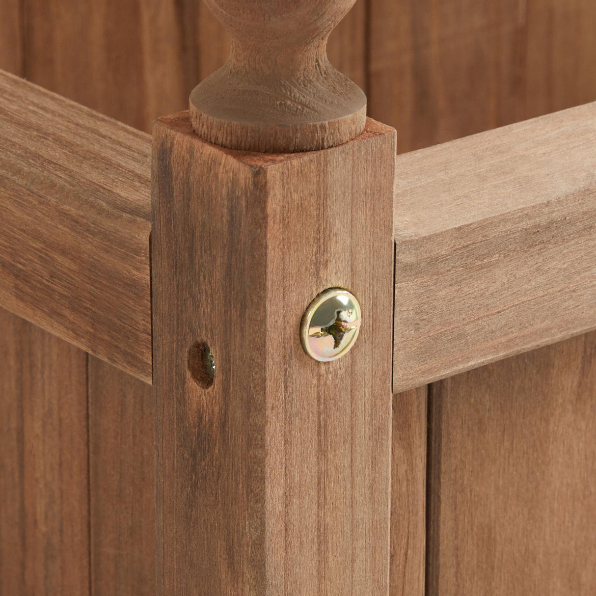 Yaheetech 50" H Raised Garden Bed with Trellis & Wheels Standing Vertical Horticulture Planter Box for Vine Climbing Plants, Flowers, Herbs Brown Yaheetech