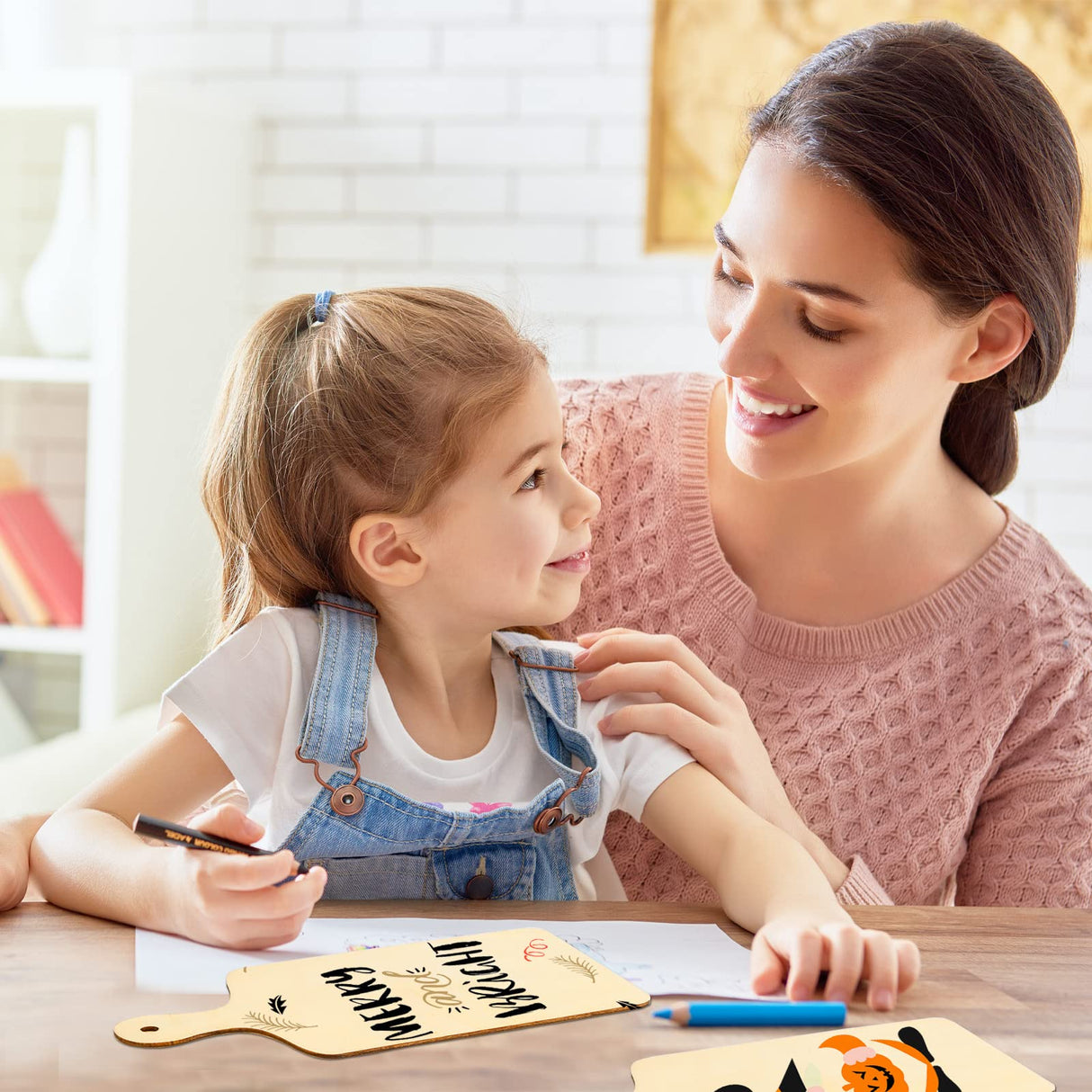 36 Pcs Wooden Mini Cutting Board with Handle Unfinished Wood Craft Mini Charcuterie Boards Paddle Blank Small Chopping Board for DIY Kitchen Cooking Marsui