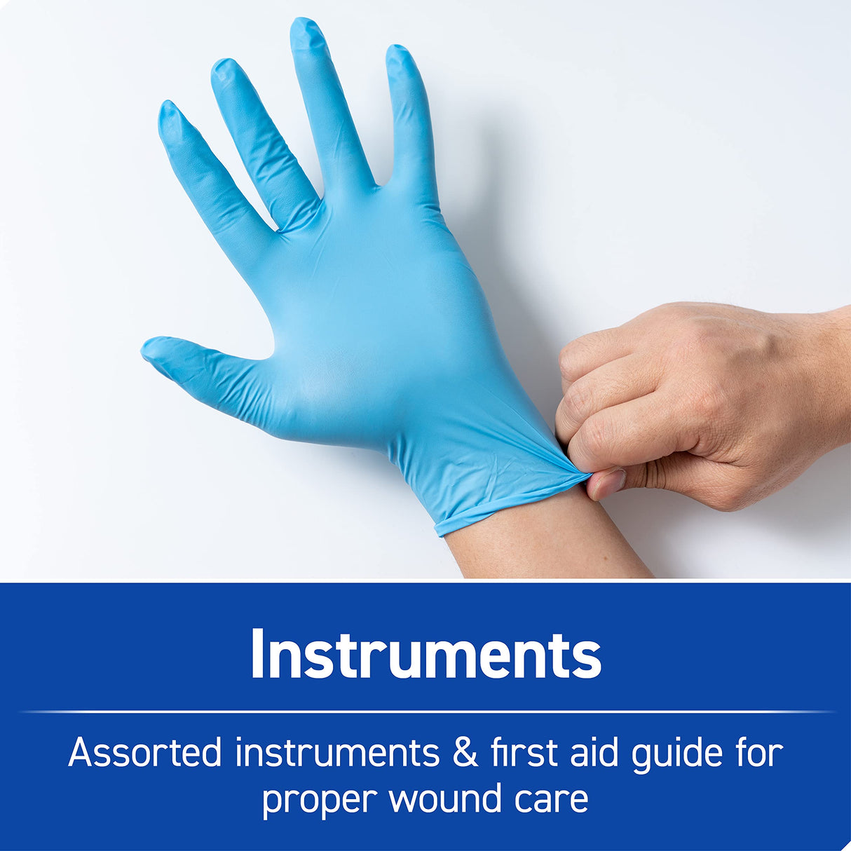 Care Science First Aid Kit, 110 Pieces | Professional Use for Travel, Work, School, Home, Car, Survival, Camping, Hiking, and More Care Science