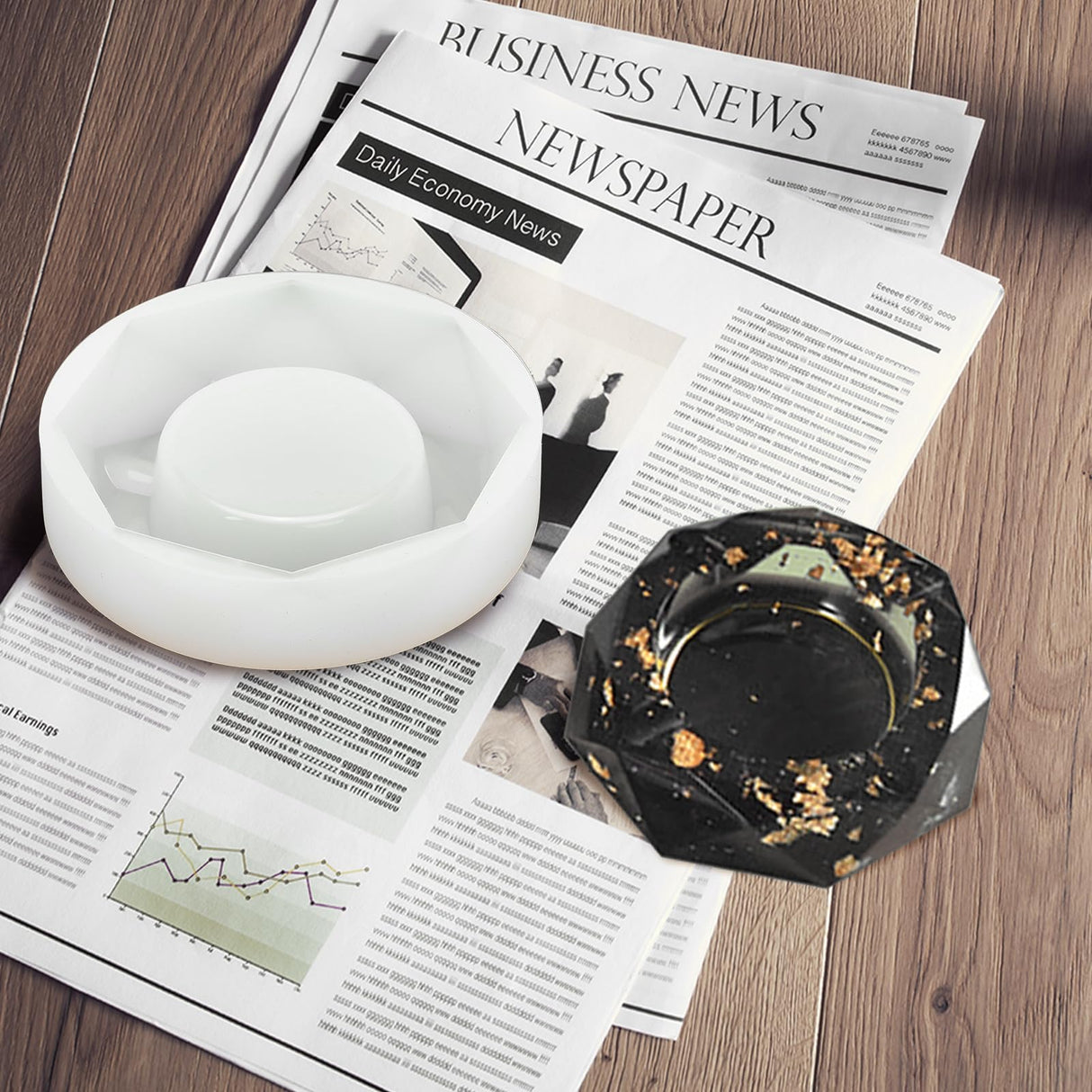 5 PCS Rolling Tray Mold for Resin Grinder Mold for Grind and Storage Large DIY Silicone Molds Kit for Epoxy Resin Casting Darunfa