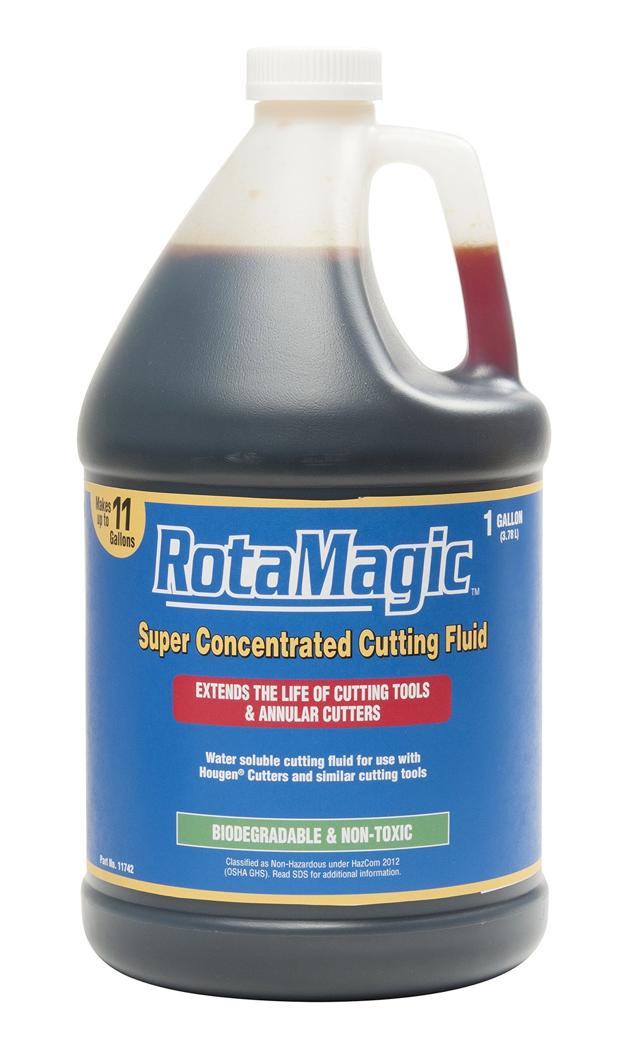 Hougen 11742 RotaMagic Metal Cutting Oil 10:1 mix Super Concentrated Cutting Fluid 1 Gallon Hougen