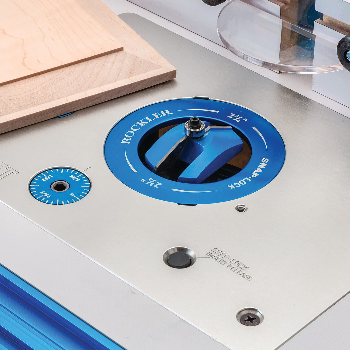 Snap-Lock Router Plate Insert Lock (5 Set) - Twist Locks for Router Table Insert Plate Fits Properly & Control Dust – Aluminum Router Table Insert ROCKLER