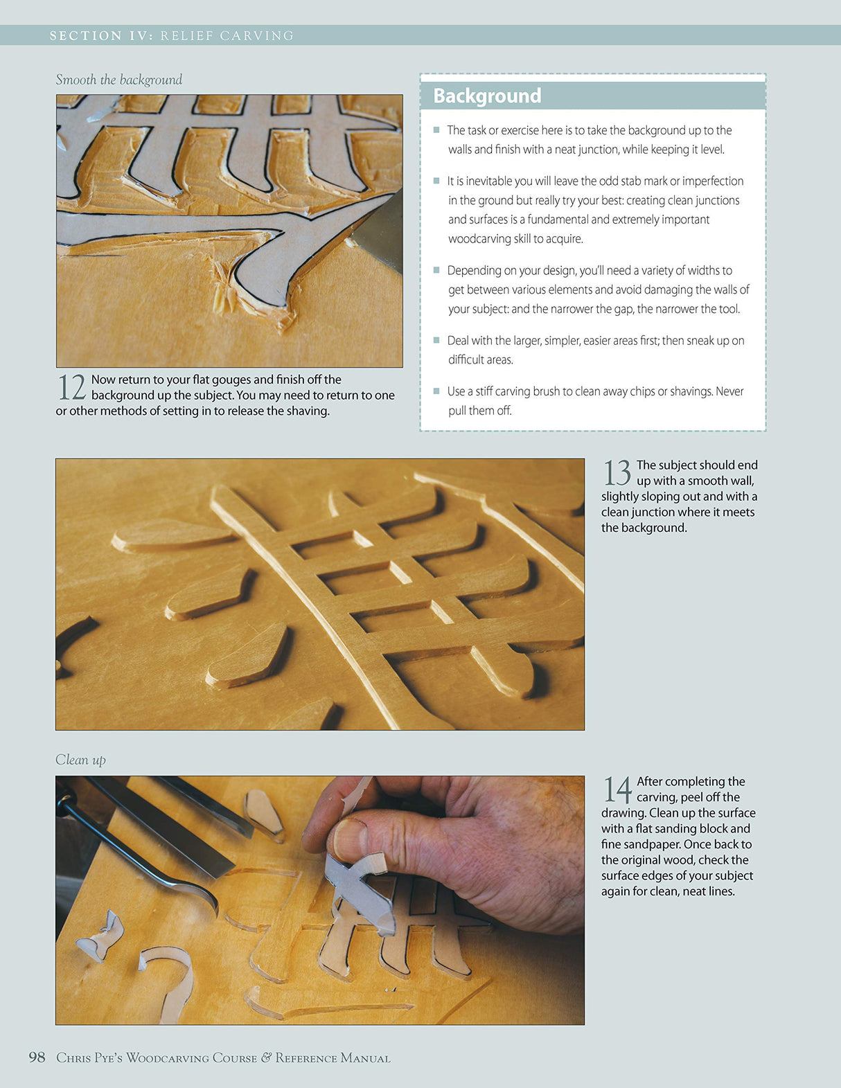 Chris Pye's Woodcarving Course & Reference Manual: A Beginner's Guide to Traditional Techniques (Fox Chapel Publishing) Relief Carving and Design Originals