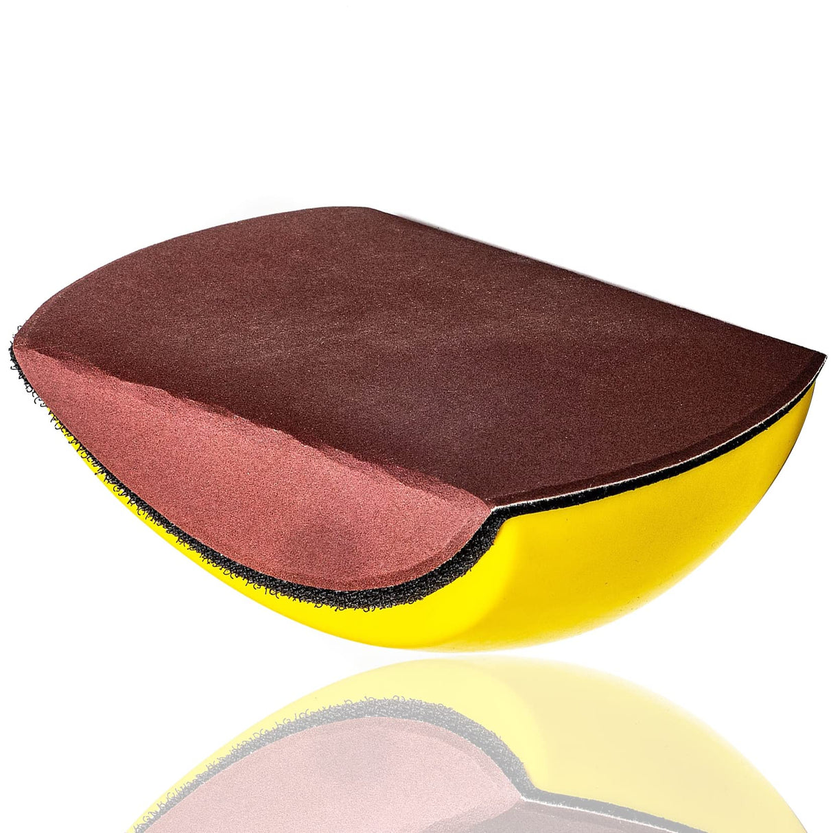 Yakamoz 2Pcs Hand Sanding Blocks, 5 Inch Hook Loop Sanding Block Foam Hand Sander Backing Pads for 5 Inch Hook and Loop Sanding Discs Sandpapers YAKAMOZ