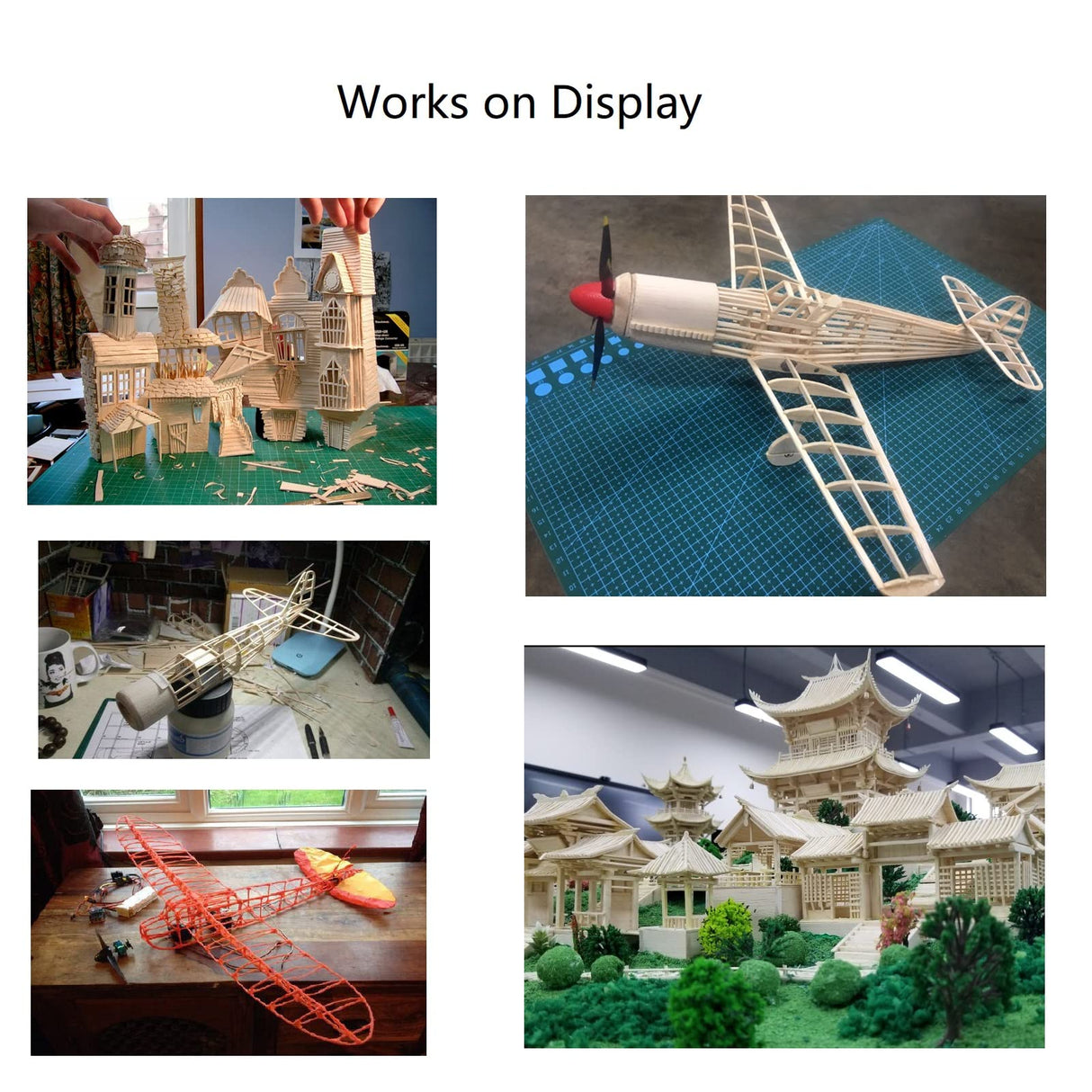 iUoczi 12 Pack Balsa Wood Sheets 1/12 x 4 x 6 Inch Cricut Unfinished Thin Wood Sheets for Crafts Make Models of House Airplane Ship Boat DIY Wooden iUoczi