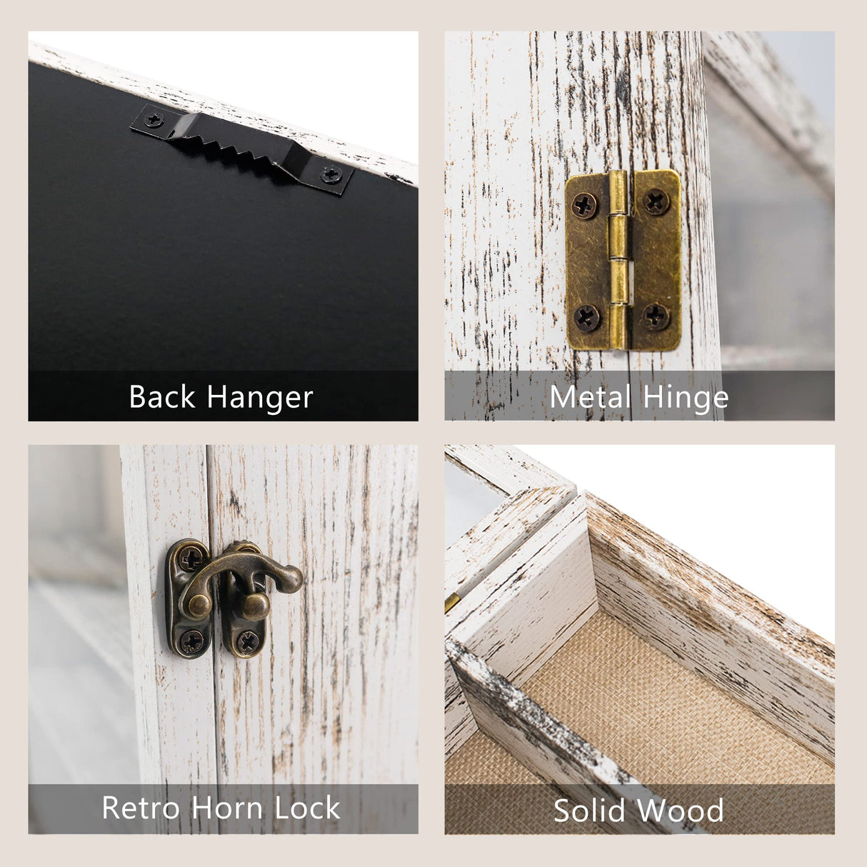 FramePro Shadow Box Frame with Removable Shelves, White 11x14 Deep Memory Box Display Case for Collectibles, Keepsake Coins Military Medals Pins FramePro