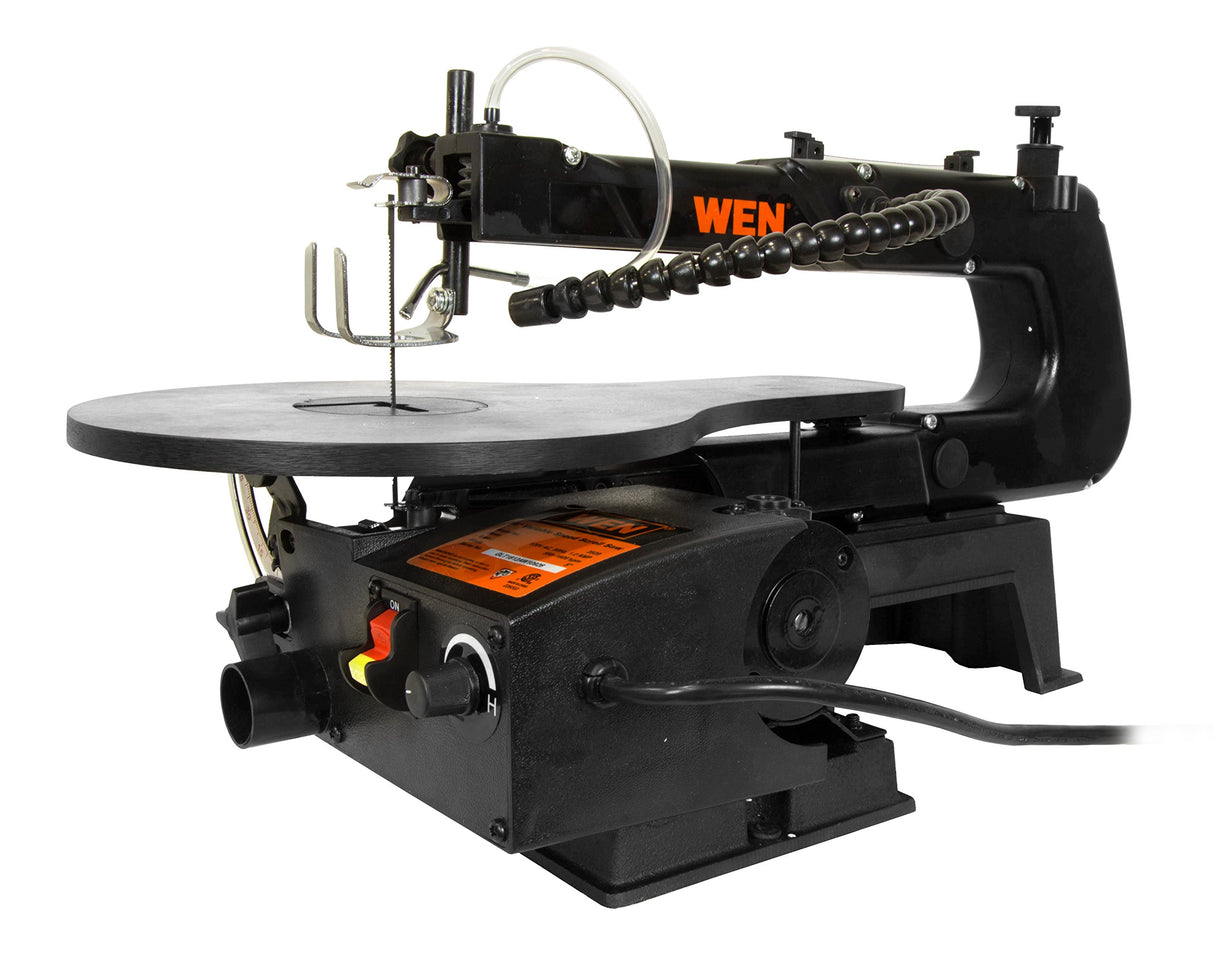 WEN 3921 16-Inch Two-Direction Variable Speed Scroll Saw with Work Light WEN