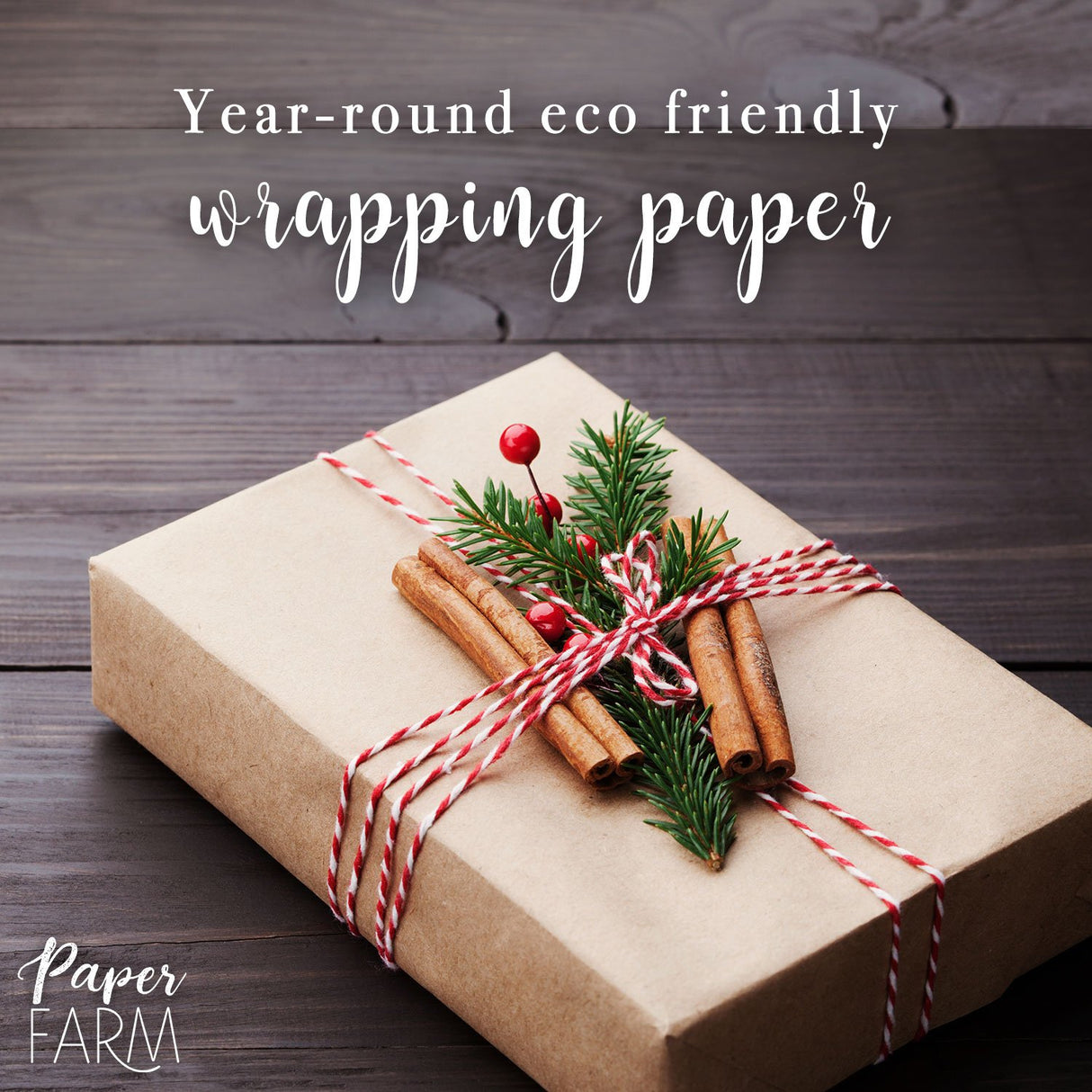 Eco Kraft Wrapping Paper Roll (Jumbo) | Biodegradable Recycled Material | Made in the USA | Multi-use: Natural Wrapping Paper, Table Runner, Moving, Paper Farm