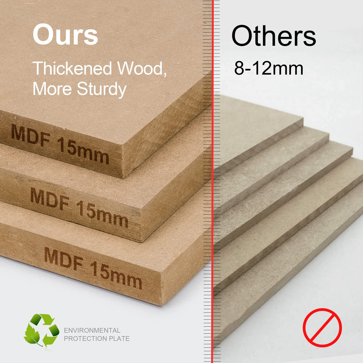 VANIRROR White Wooden Bathroom Wall Cabinet with Adjustable Shelves and Buffering Hinge Design VANIRROR