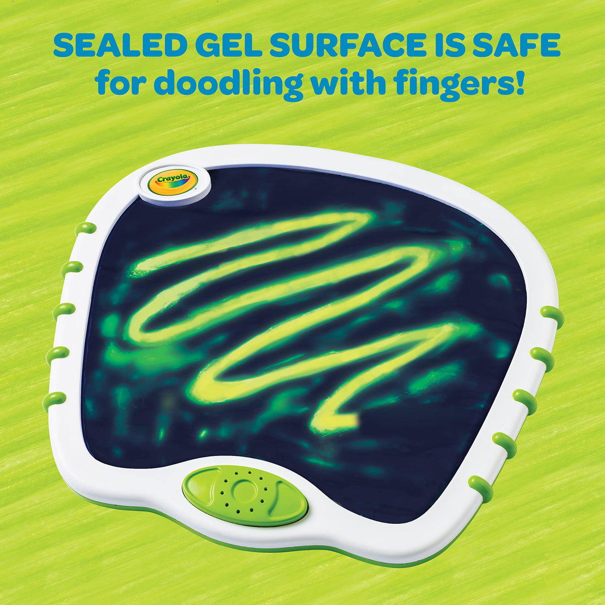 Crayola Toddler Touch Lights, Musical Doodle & Sensory Board, Sensory Toys for Toddlers, Mess Free Finger Painting, Ages 2+ Crayola