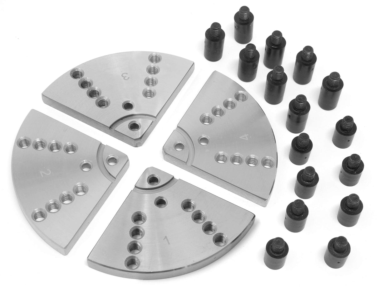 WEN LA421F 5-Inch Flat Lathe Chuck Jaws for Bowl Turning WEN