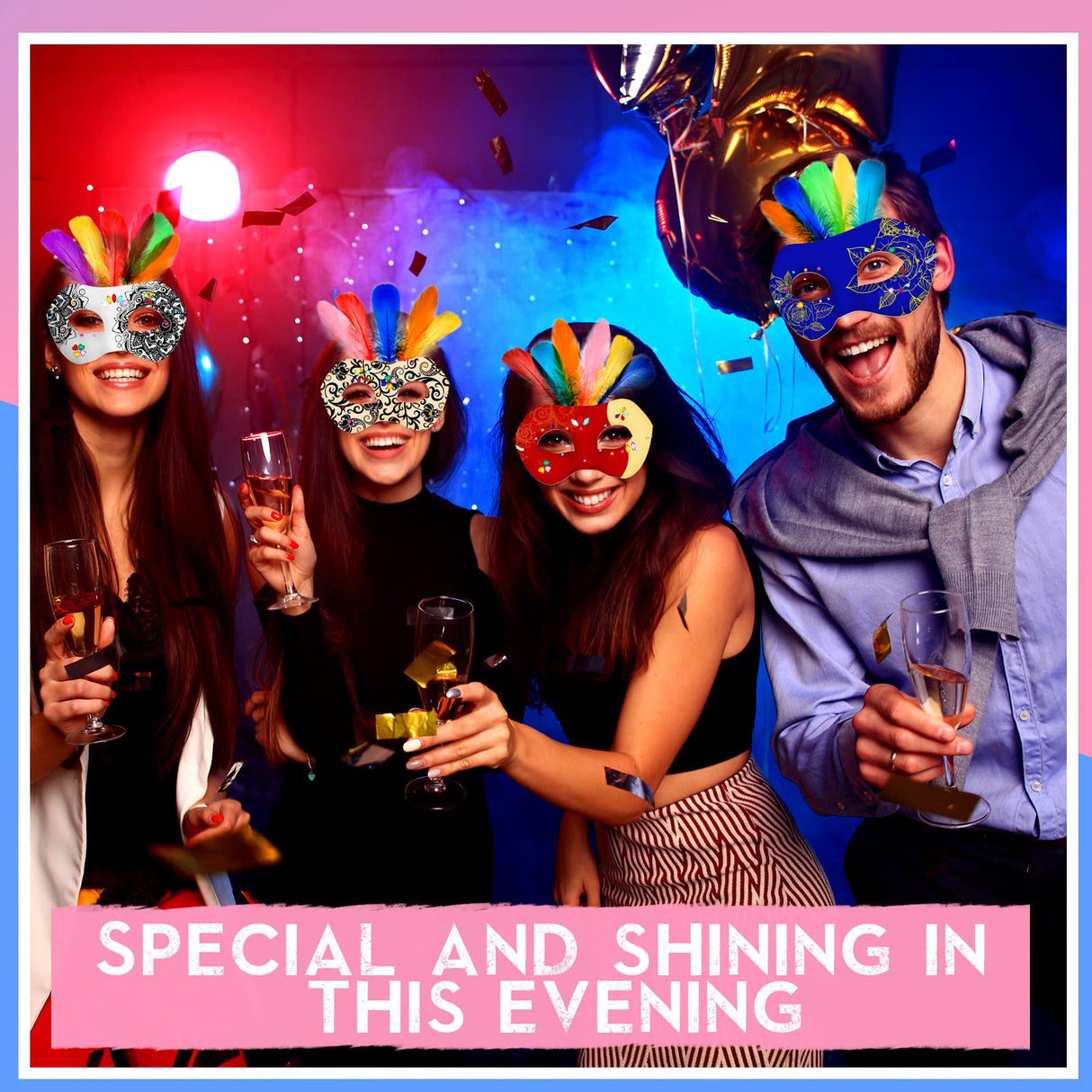 Leyndo 24 Pack Paper Mache Art Masks and 1154 Pcs Gem Stickers Self Adhesive Jewels Stickers Half Face White Craft Masks DIY Blank Masks Set for Leyndo