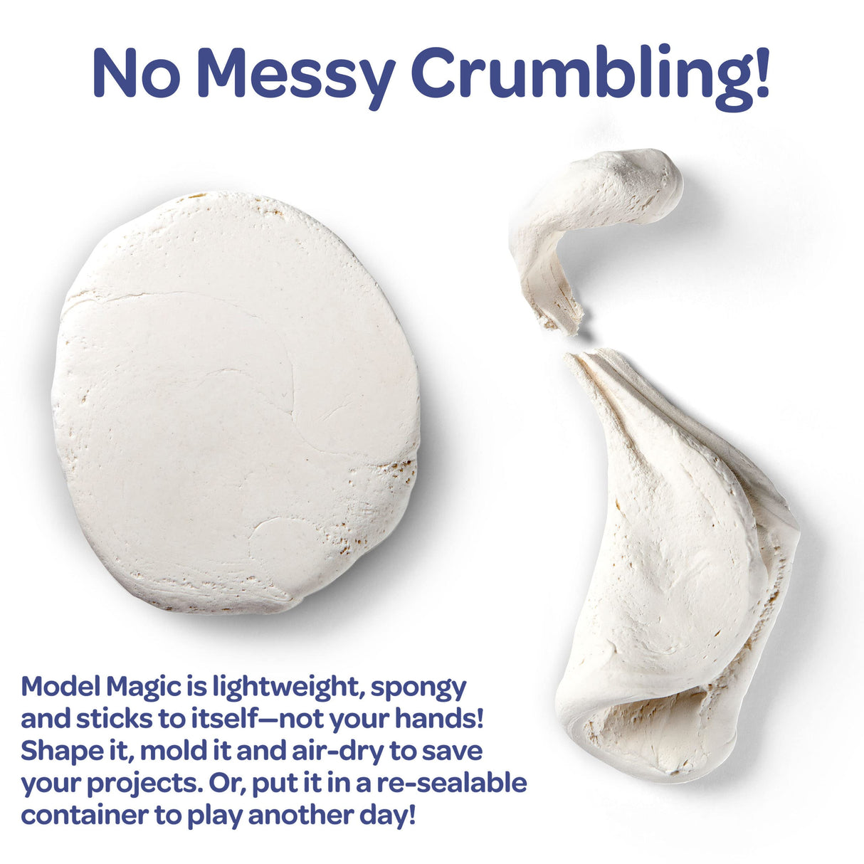 Crayola Model Magic (75ct), Kids Modeling Clay Alternative, 1oz Packs, School Supplies, Air Dry Clay, Modeling Material, Ages 3+ Crayola