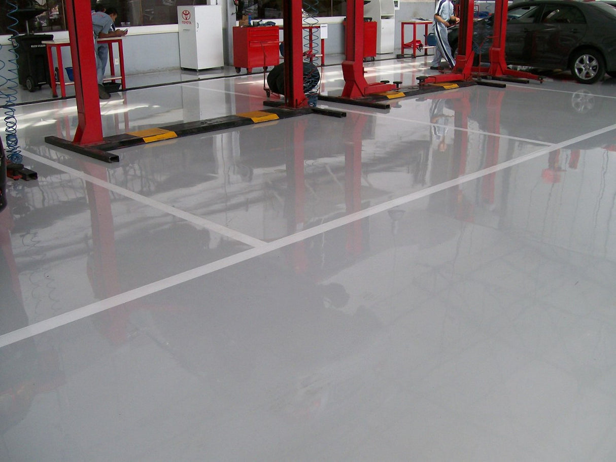 Coloredepoxies 10019 Light Gray Epoxy Resin Coating Made with Beautiful and Vibrant Pigments, 100% solids, For Garage Floors, Basements, Concrete and colored epoxies