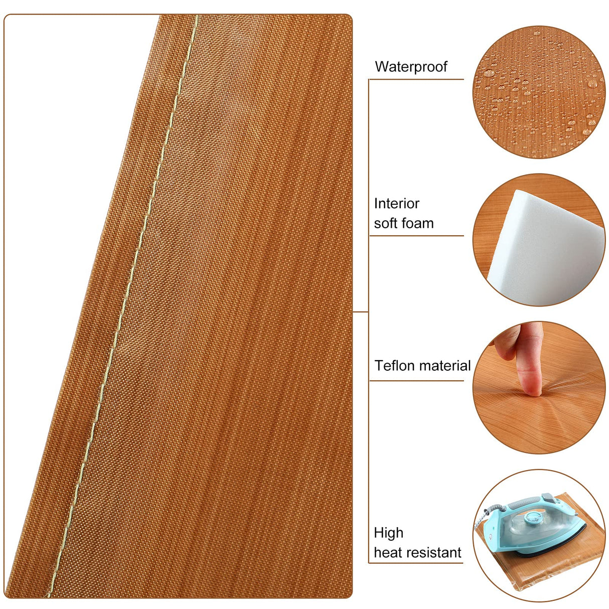 3 Sizes Pressing Pillow for Heat Press with 1 Heat Press Transfer Paper and 2 Roll of Tape Heat Press Pillow Bundle for Ironing T-Shirts and Screen Zonon