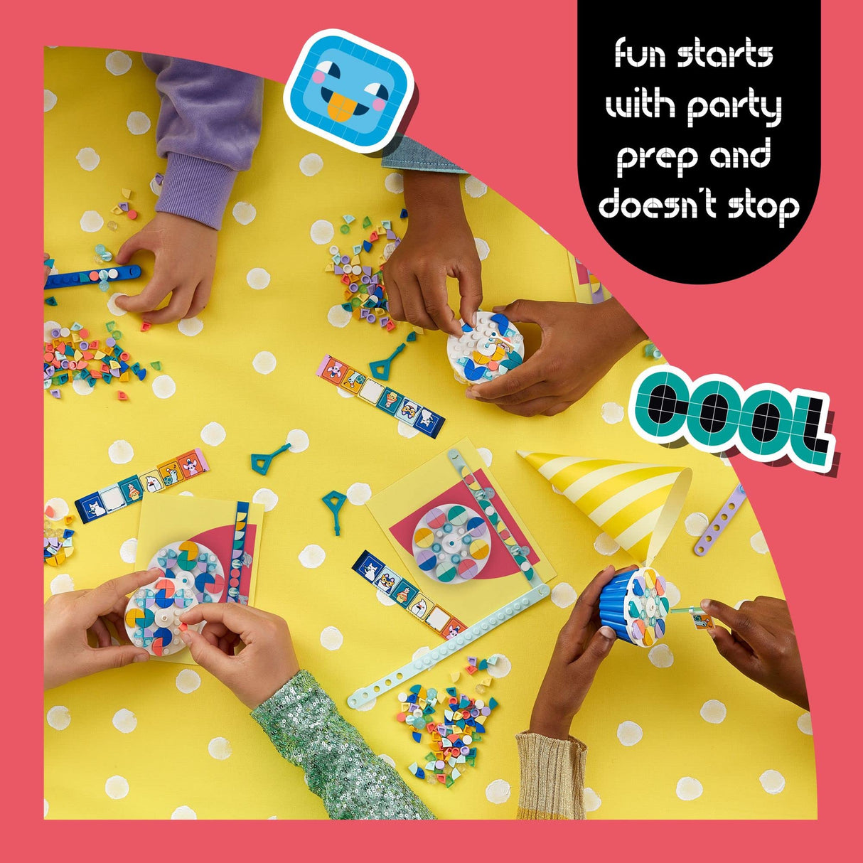 LEGO DOTS Ultimate Party Kit 41806 Arts & Crafts Kit Perfect for Kids Birthday Party Age 6-10, Party Bag Fillers, Birthday Party Games and Crafts LEGO