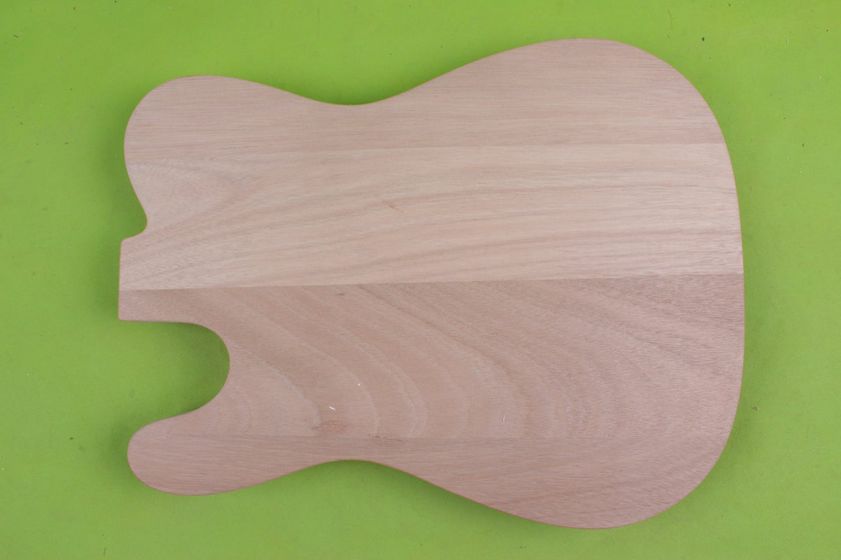 Yinfente Electric Guitar Body Replacement Mahogany Maple wood Guitar Body For Tele Unfinished 25.5 Inch yinfente