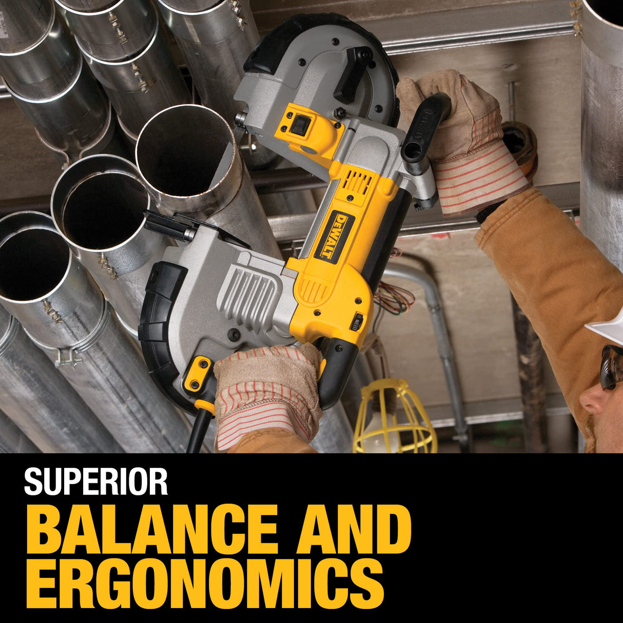 DEWALT Portable Band Saw, Deep Cut, 10 Amp, 5-Inch (DWM120) DEWALT