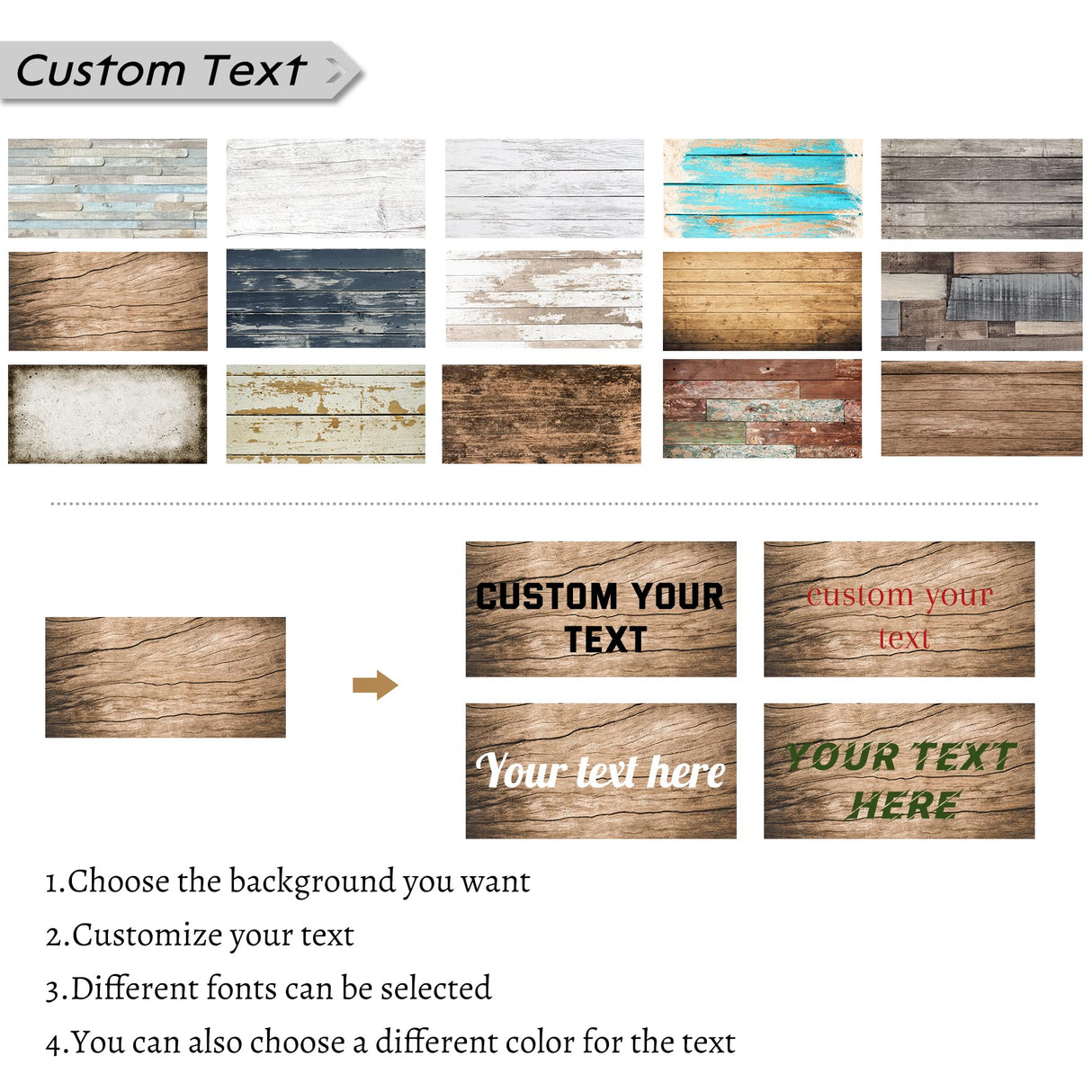 LZIMU Personalized Quotes Sign Wall Decor Custom Canvas Sign with Your Text Customized Gift for Rustic Kitchen Farmhouse Decor Framed (4"x16") LZIMU