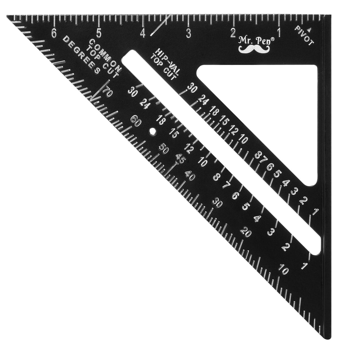 Mr. Pen- Rafter Square, Metal Square, 7 Inch, Carpenters Square, Square Tool, Metal Square Ruler, Carpentry Squares, Woodworking Square, Square Angle Mr. Pen