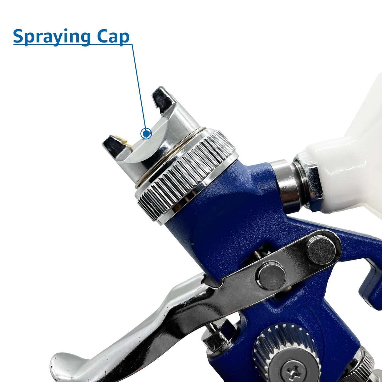 PERMASAFE HVLP Spray Gun Gravity Feed, 600CC Capacity, with 1.4mm Nozzle Professional Air Paint Sprayer, Spray Guns for Painting Cars PermaSafe Protective Coatings