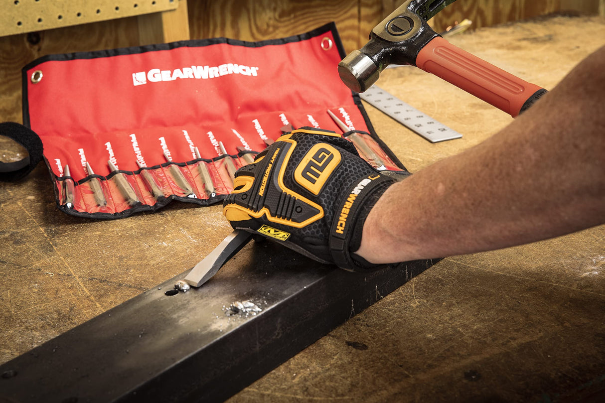 GEARWRENCH Punch and Chisel Set - 82305,Chrome, Large, 12 Pc GEARWRENCH