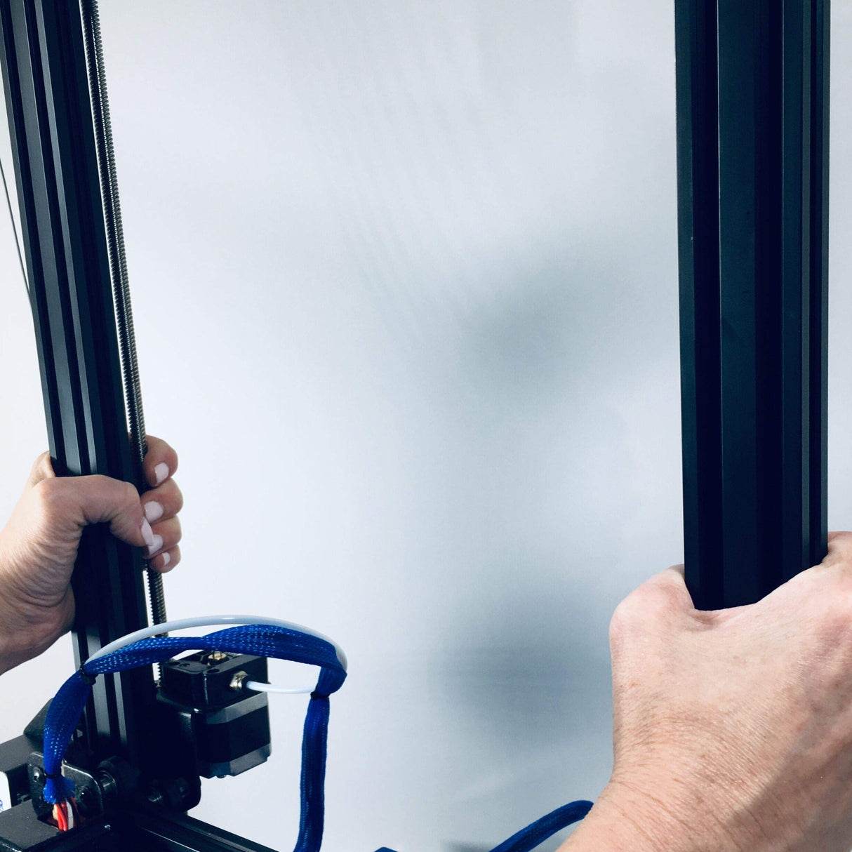 Maker Made 3D Printer 300 - All Metal Frame with Intuitive Touchscreen Interface and Magnetic Build Mat Maker Made