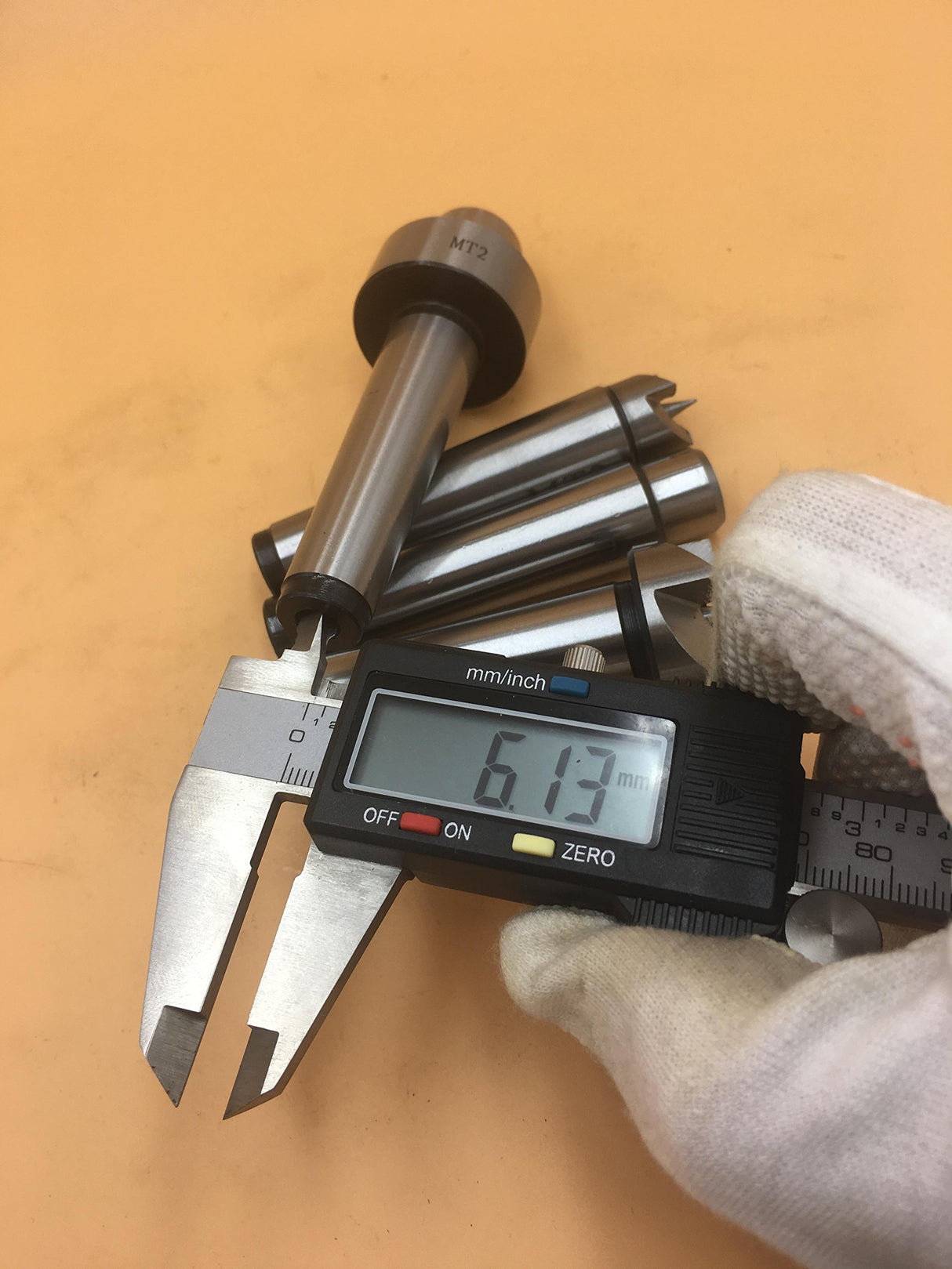 MT2 Live Center Wood Lathe Drive Spur Cup 4pcs Set with 2Pcs Extra Replacement Tips with Good Quality Wooden Box Almhs