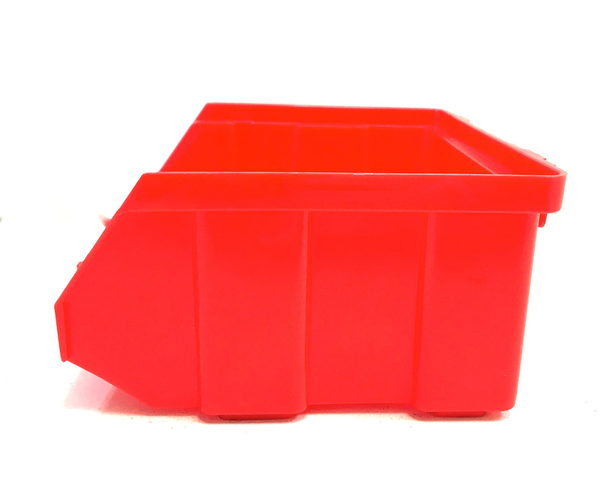 MaxWorks 80694 30-Bin Wall Mount Parts Rack/Storage for your Nuts, Bolts, Screws, Nails, Beads, Buttons, Other Small Parts,Blue and Red MaxWorks