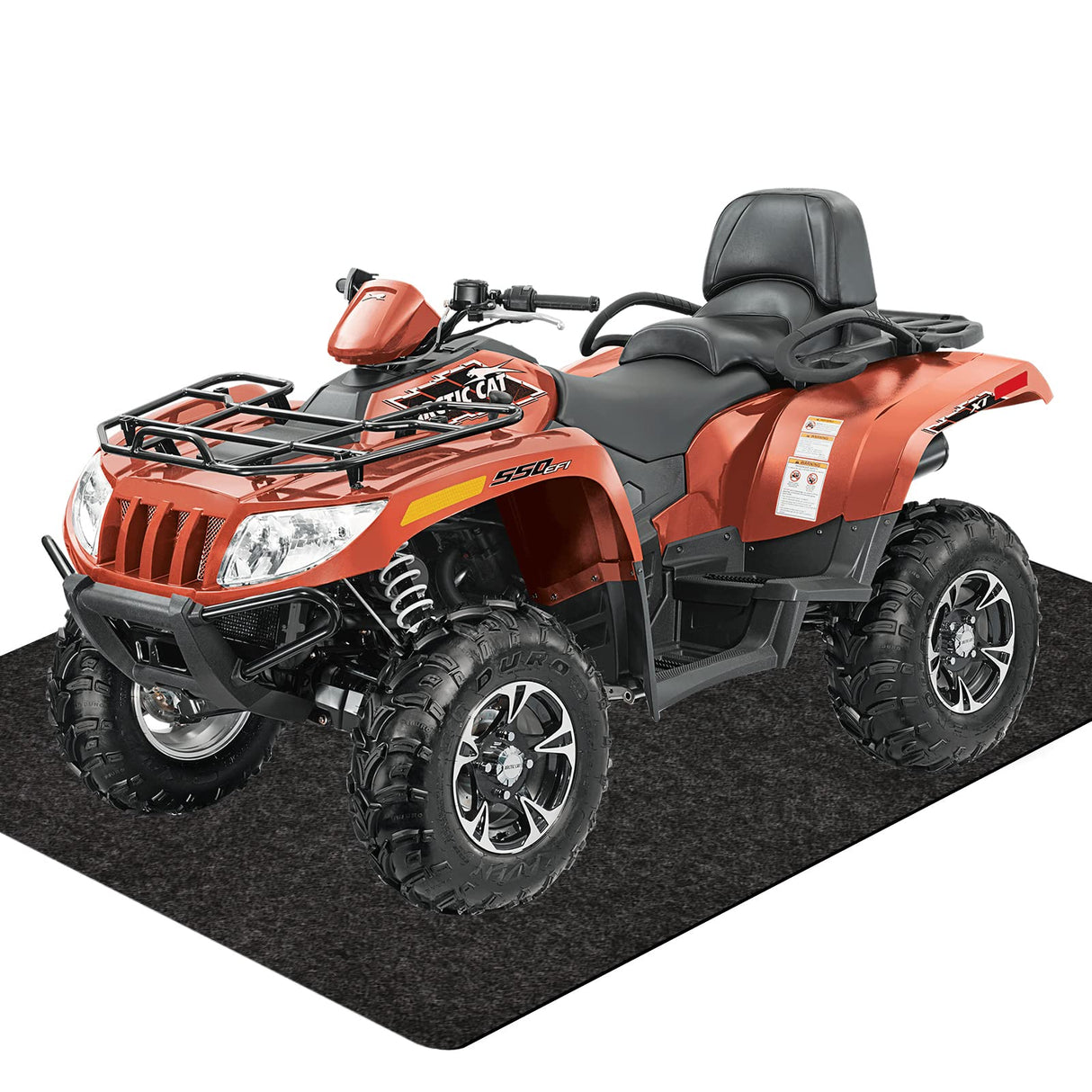 Halero Golf Cart Parking Mat 4.9 ft × 9.1 ft Garage Floor Mat Oil Absorbent Waterproof Rubber Backing Layer Floor Protective Pad from Spills, Drips, Halero