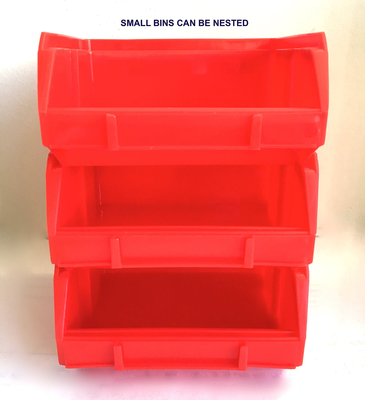 MaxWorks 80694 30-Bin Wall Mount Parts Rack/Storage for your Nuts, Bolts, Screws, Nails, Beads, Buttons, Other Small Parts,Blue and Red MaxWorks