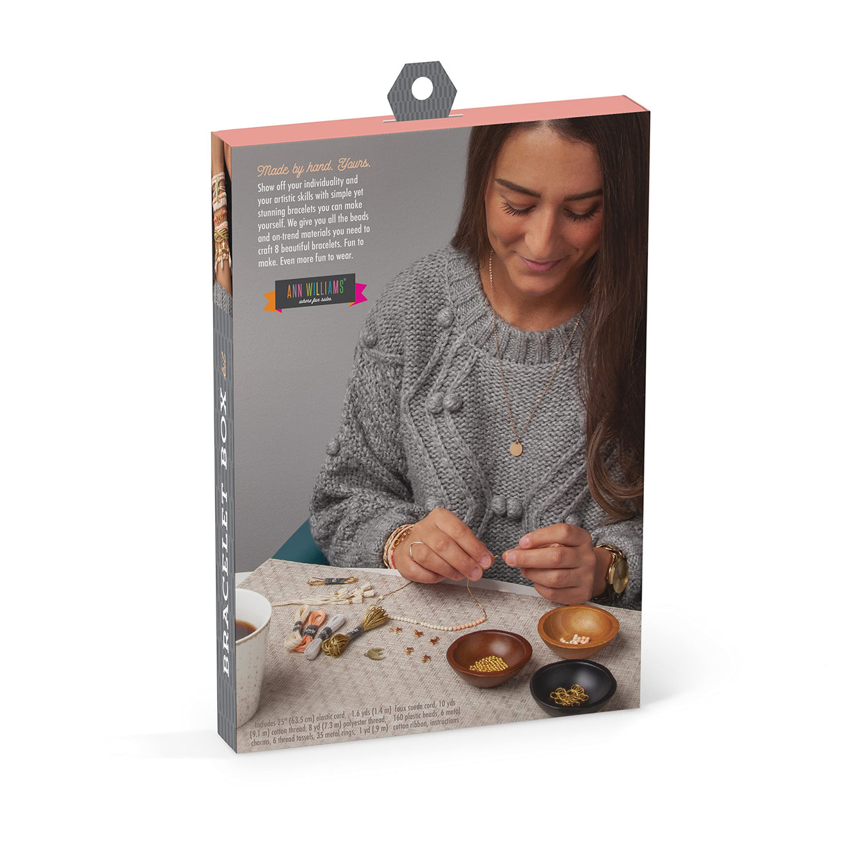 Craft Crush Bracelet Box: Blush - Makes 8 Beautiful Bracelets - Ages 13+ & — Bracelet Box: Gold — Jewelry Craft Kit — Makes 8 Amazing Bracelets — for Craft Crush