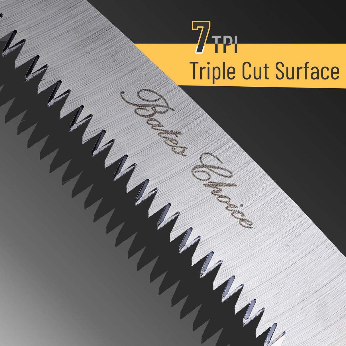 Bates- Folding Saw, 7-Inch, Hand Saw, Pruning Saw, Camping Saw, Hand Saws for Tree Trimming, Folding Hand Saw, Foldable Saw, Small Hand Saw, Folding Bates Choice